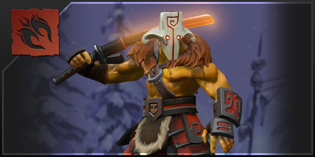 Juggernaut is one of the heroes available in Dota 2 to use in the Carry position. (Image: Valve)